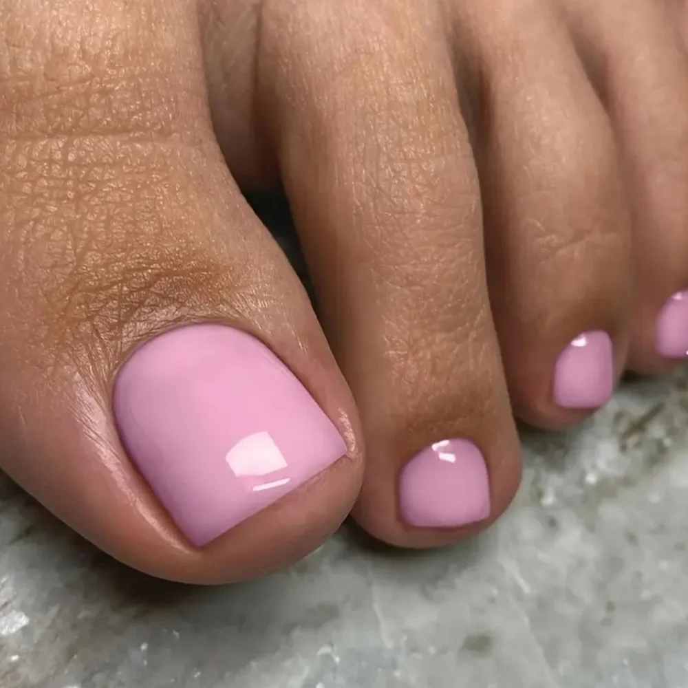 24 Pieces Fake Toe Press On Nails